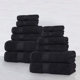 Oregon Organic Cotton Medium Weight Solid 12-Piece Towel Set